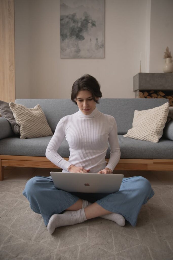 Photo Of Woman Using Laptop 